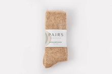 Load image into Gallery viewer, PAIRS ULTRA SOFT FAWN ALPACA SOCKS
