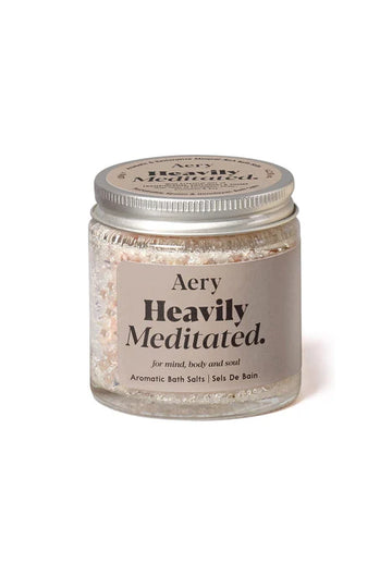 AERY HEAVILY MEDITATED BATH SALTS JAR