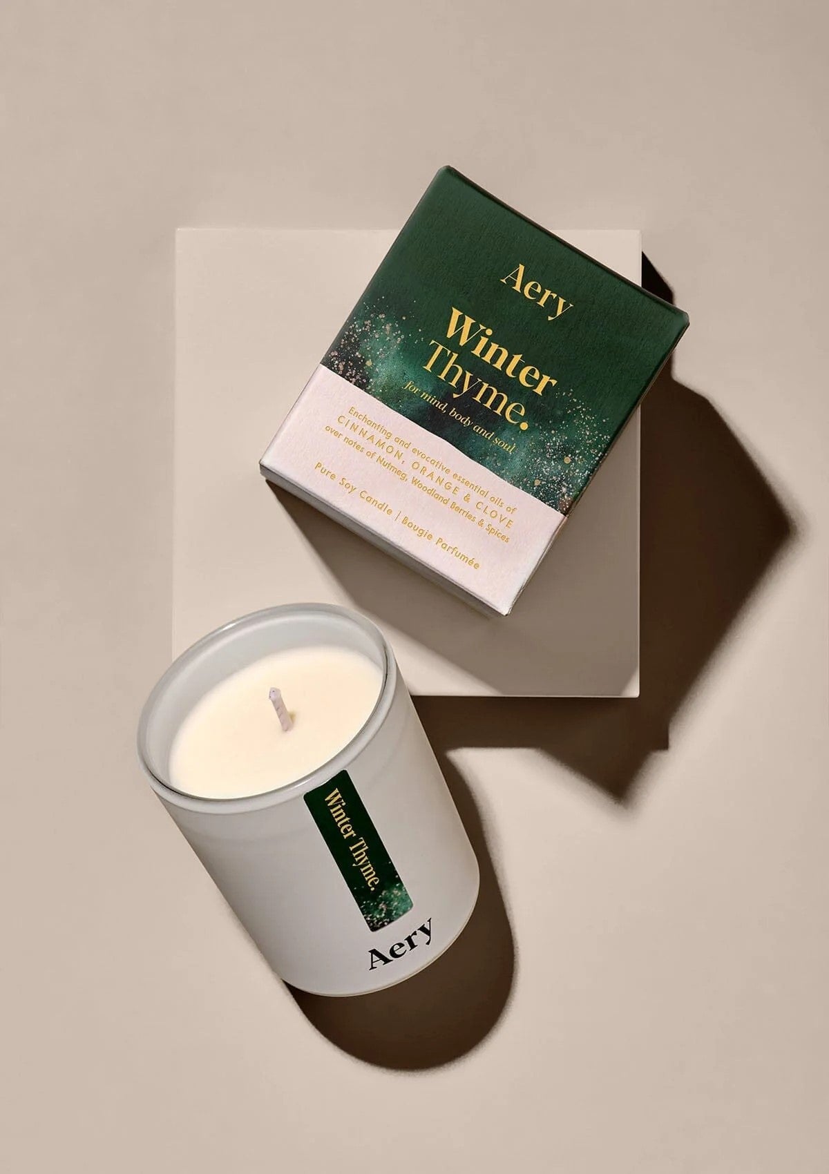 AERY WINTER THYME VOTIVE CANDLE