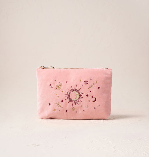 ELIZABETH SCARLETT BOHO MYSTICISM VELVET MINI POUCH