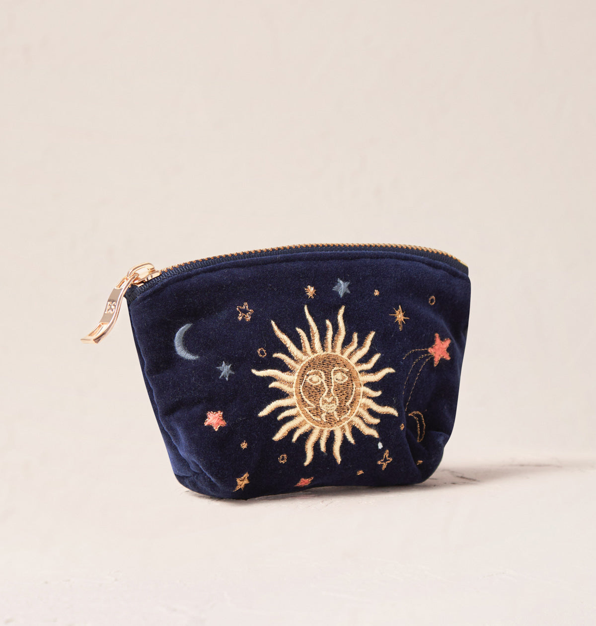 ELIZABETH SCARLETT CELESTIAL VELVET COIN PURSE