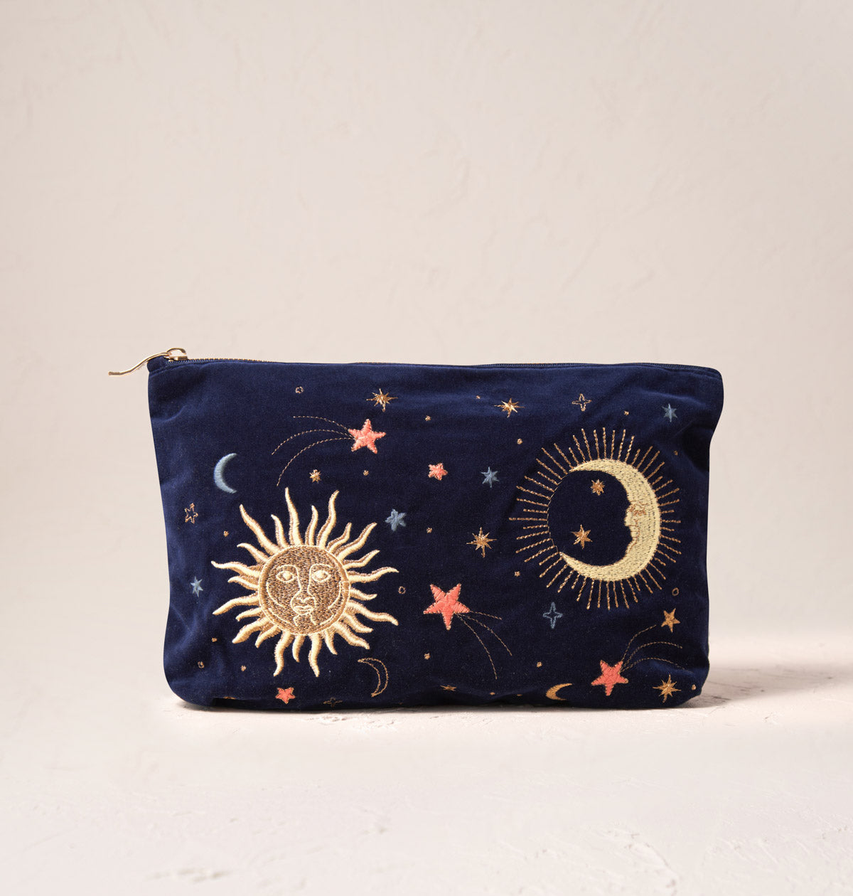 ELIZABETH SCARLETT CELESTIAL VELVET EVERYDAY POUCH