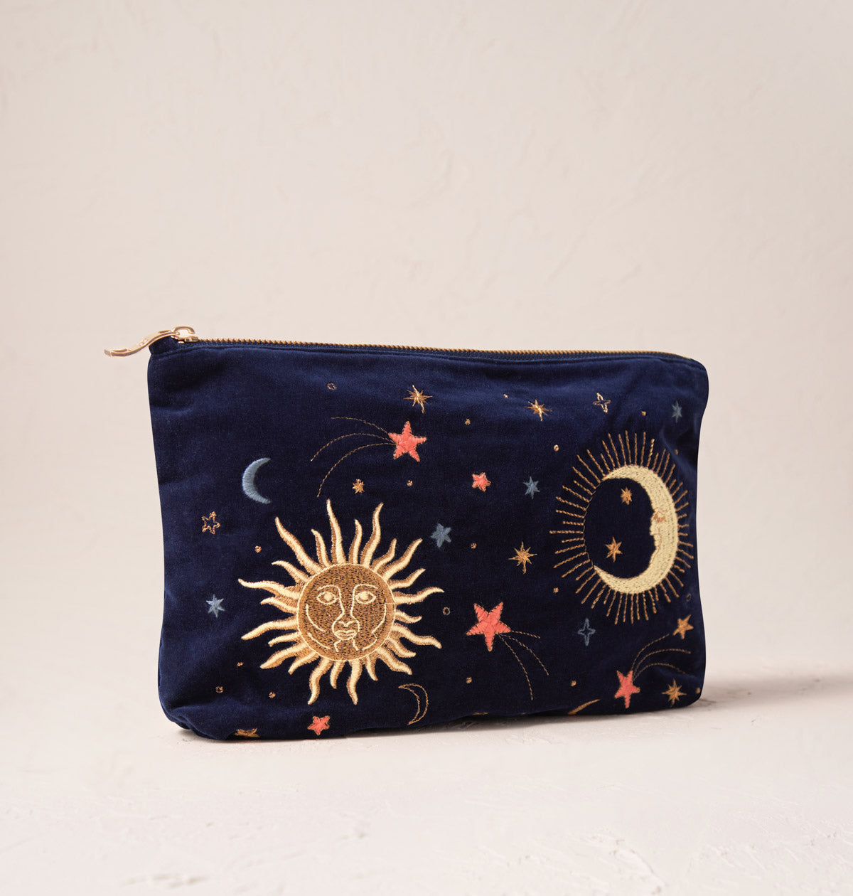 ELIZABETH SCARLETT CELESTIAL VELVET EVERYDAY POUCH