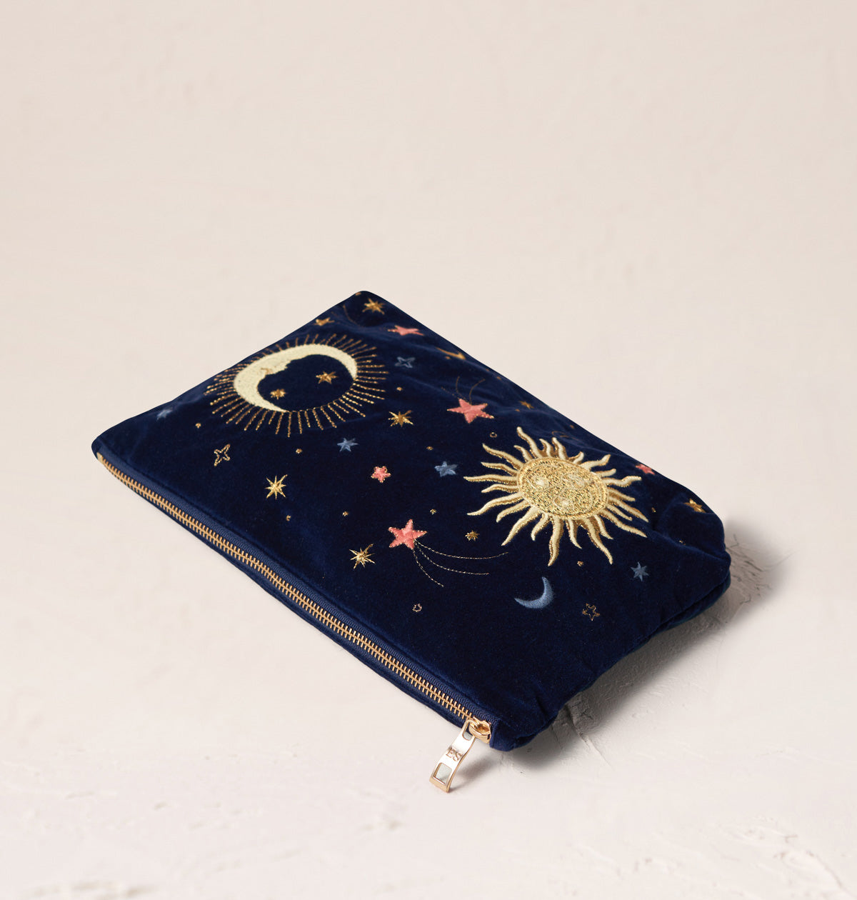 ELIZABETH SCARLETT CELESTIAL VELVET EVERYDAY POUCH